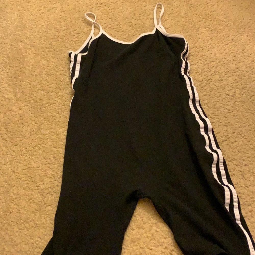 Black and white romper